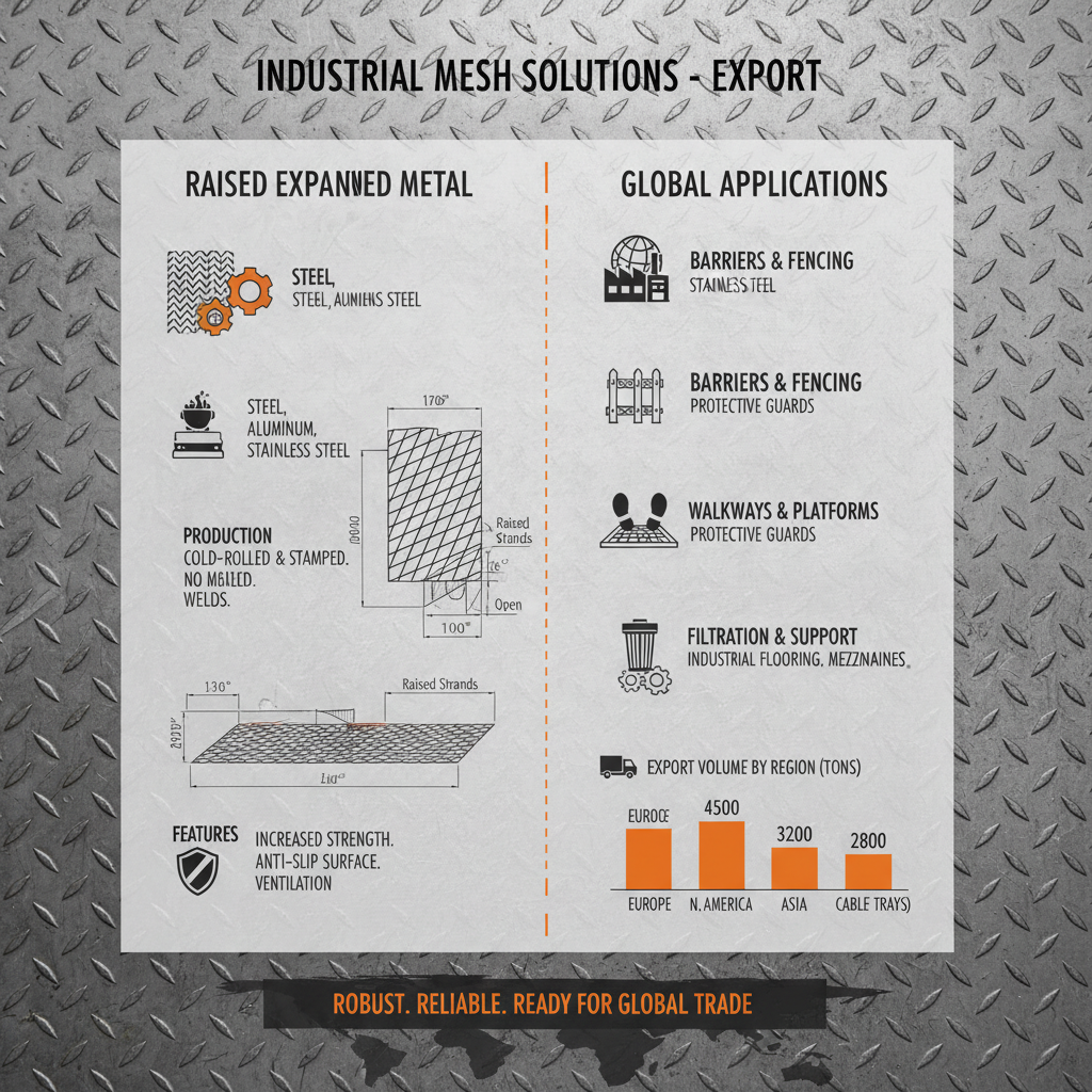 Understanding the Versatility of Raised Expanded Metal Mesh and Its Applications