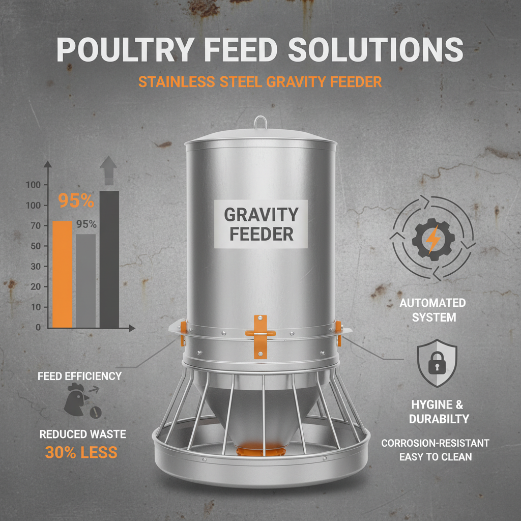 Optimize Livestock Feeding with Durable Stainless Steel Gravity Feeders
