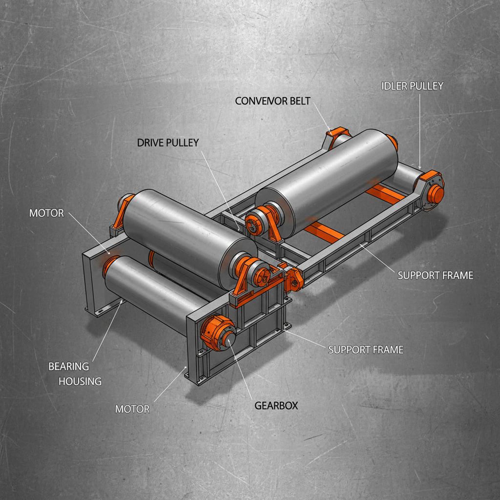 large conveyor rollers