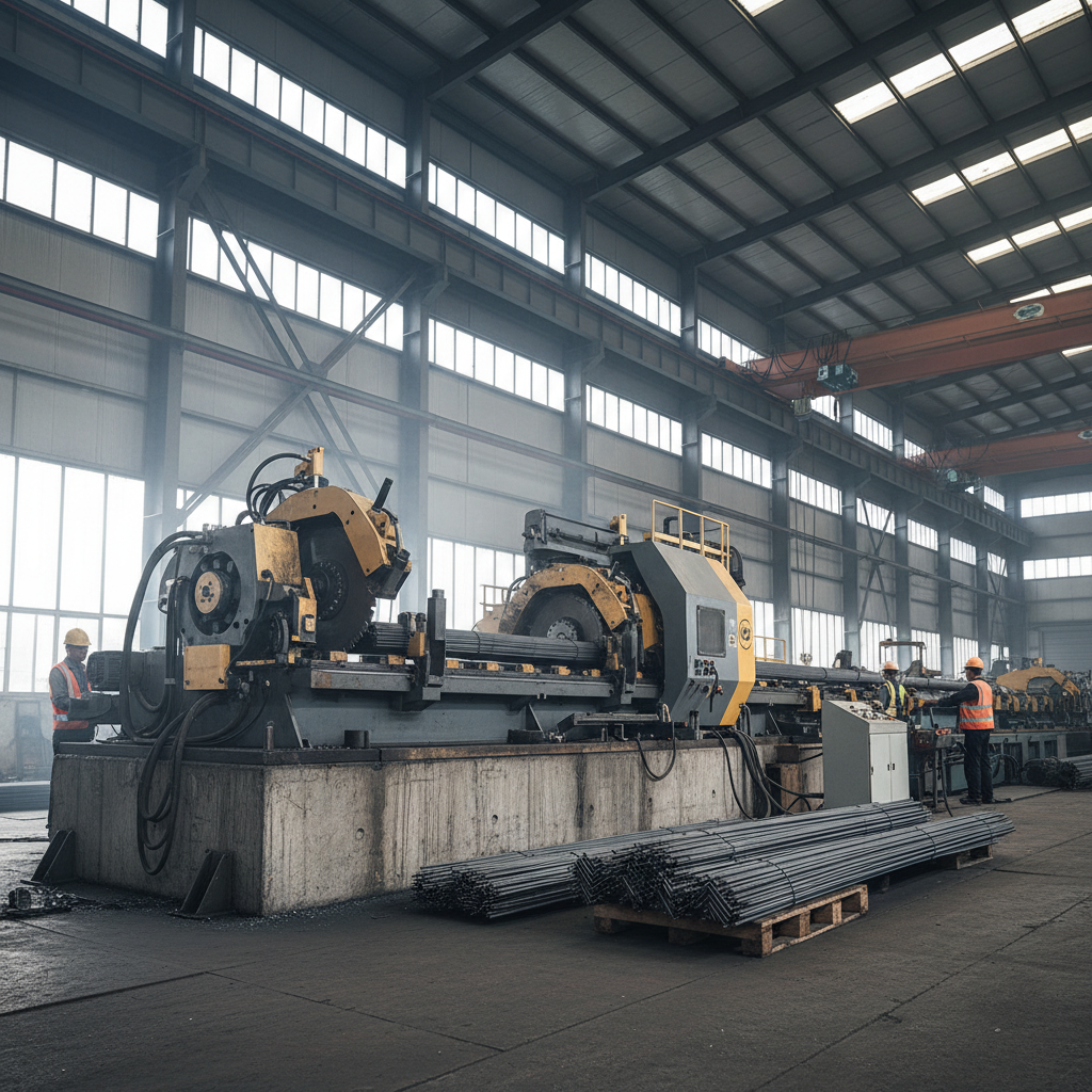 rebar cutting and bending machine