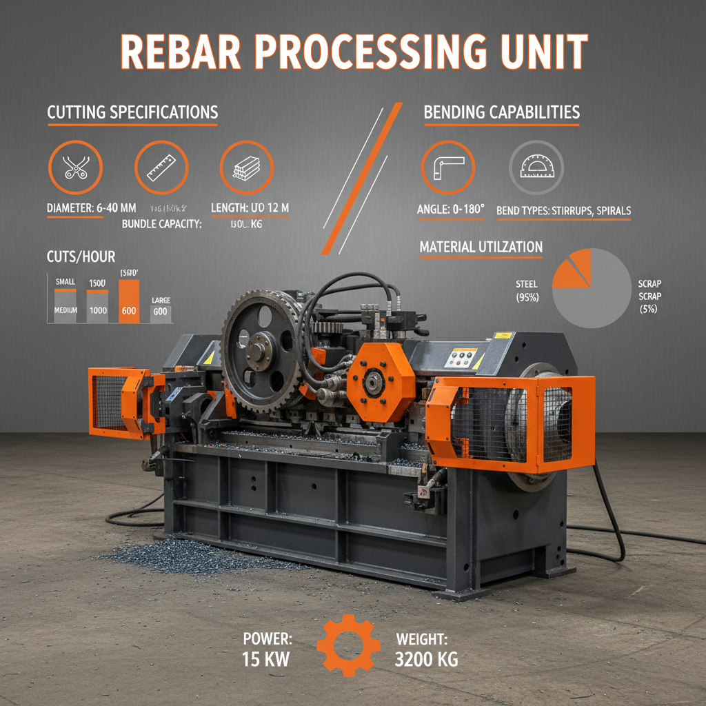 rebar cutting and bending machine