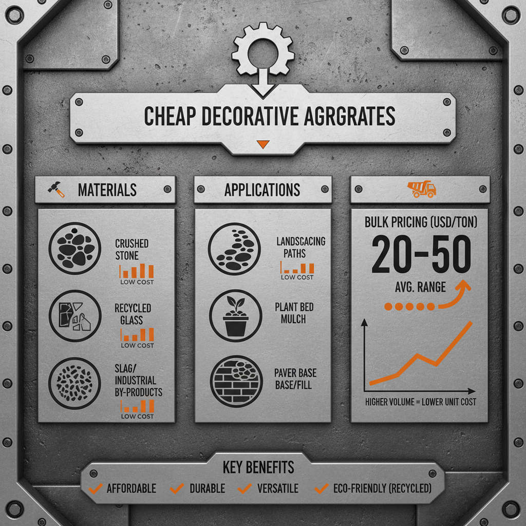 cheap decorative aggregates