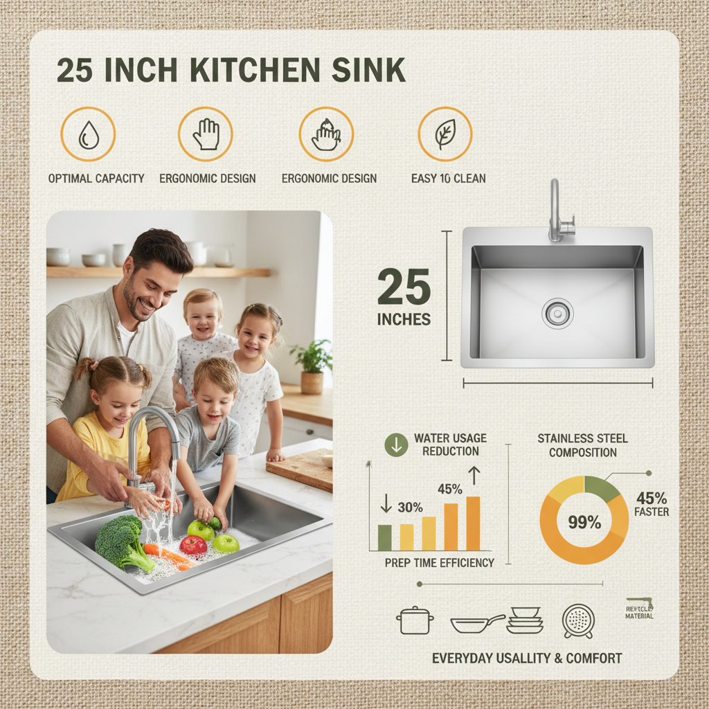 25 inch kitchen sink