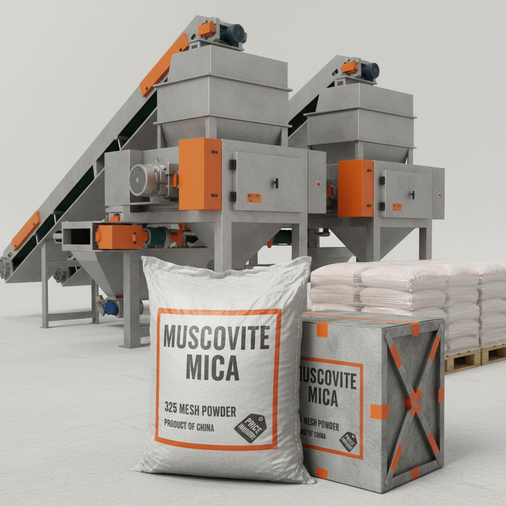 China muscovite Mica Price 325 Mesh Mica Powder Muscovite Mica