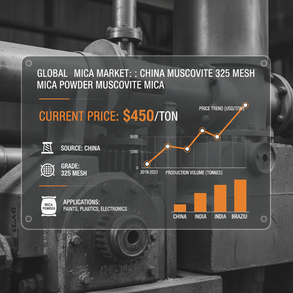 China muscovite Mica Price 325 Mesh Mica Powder Muscovite Mica