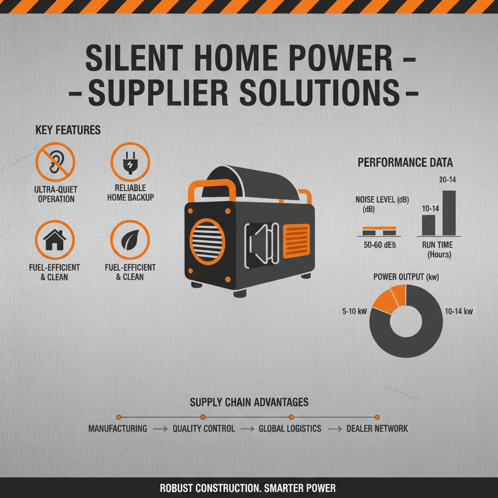 silent generator for home Supplier