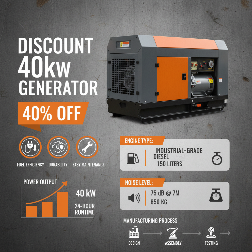 Discount 40kw generator