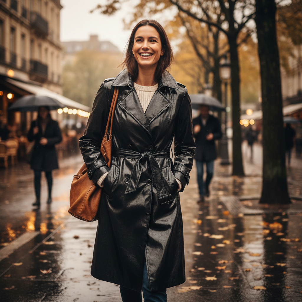 The Enduring Appeal of the Black PVC Trench Coat A Comprehensive Guide