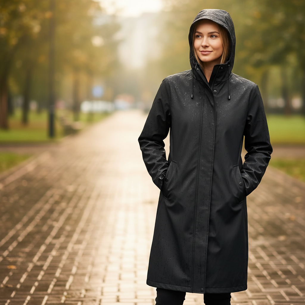 The Indispensable Black Long Waterproof Coat for Ultimate Weather Protection