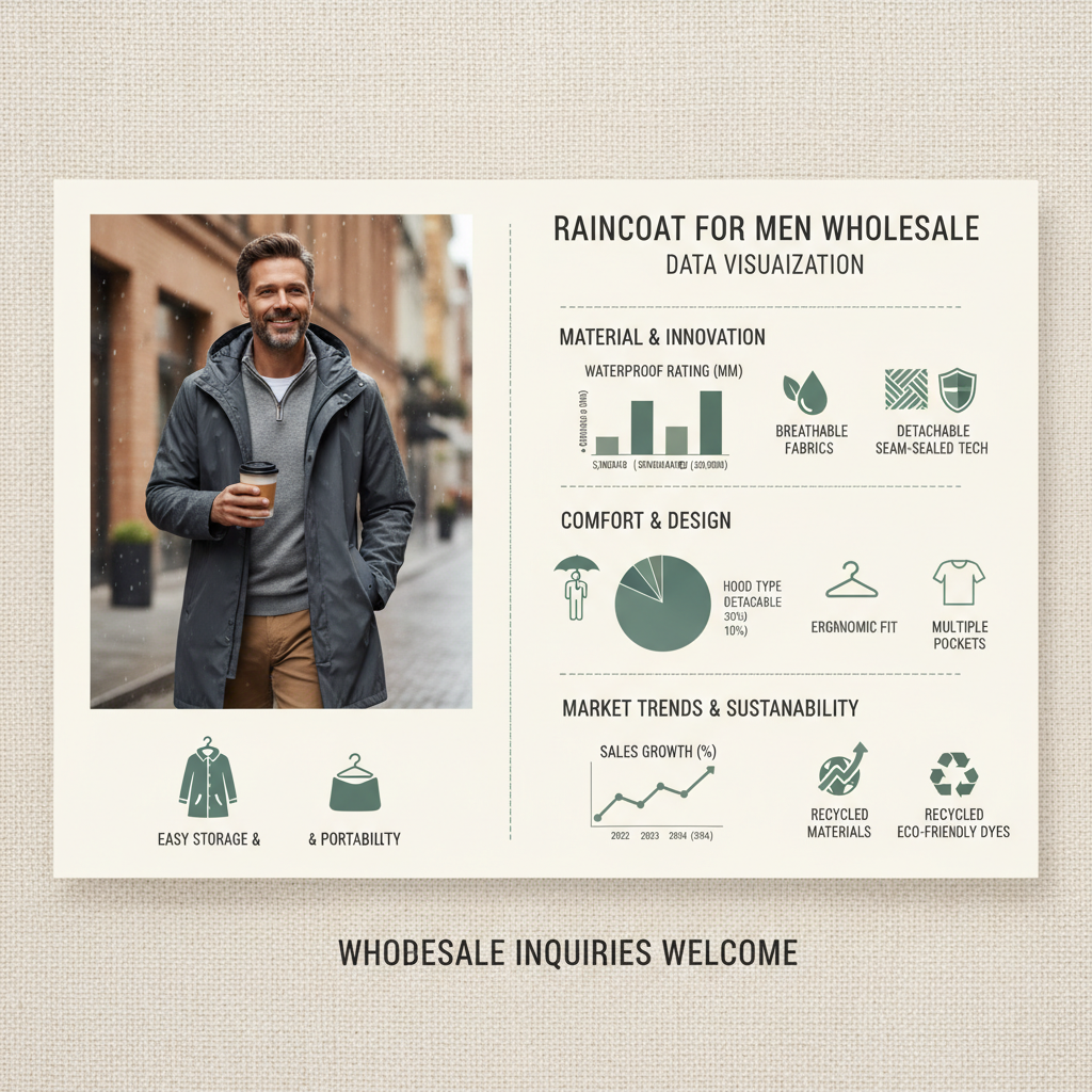 raincoat for men wholesale