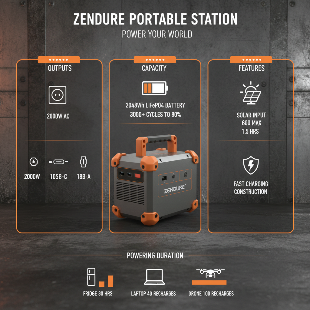 Zendure Portable Power Station A Comprehensive Guide to Energy Independence