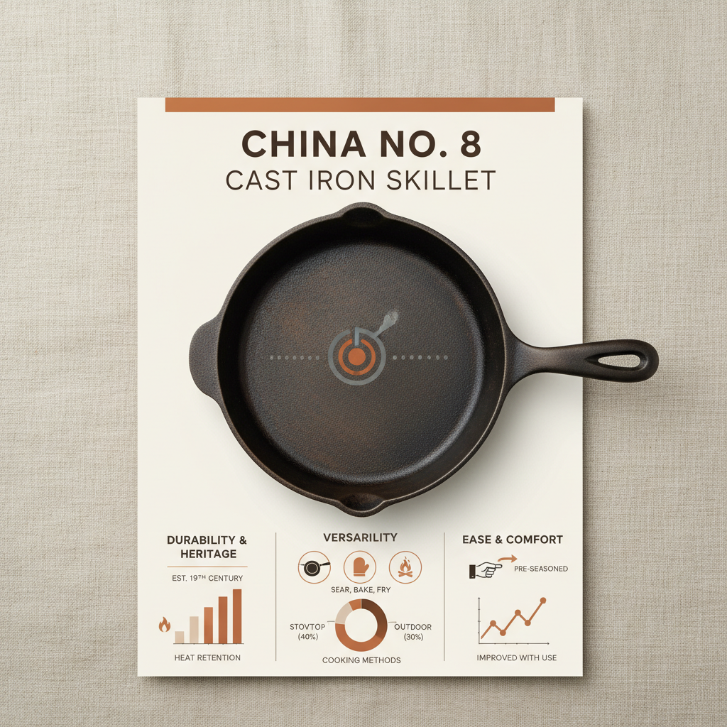Exploring the Quality and Benefits of China No 8 Cast Iron Skillets