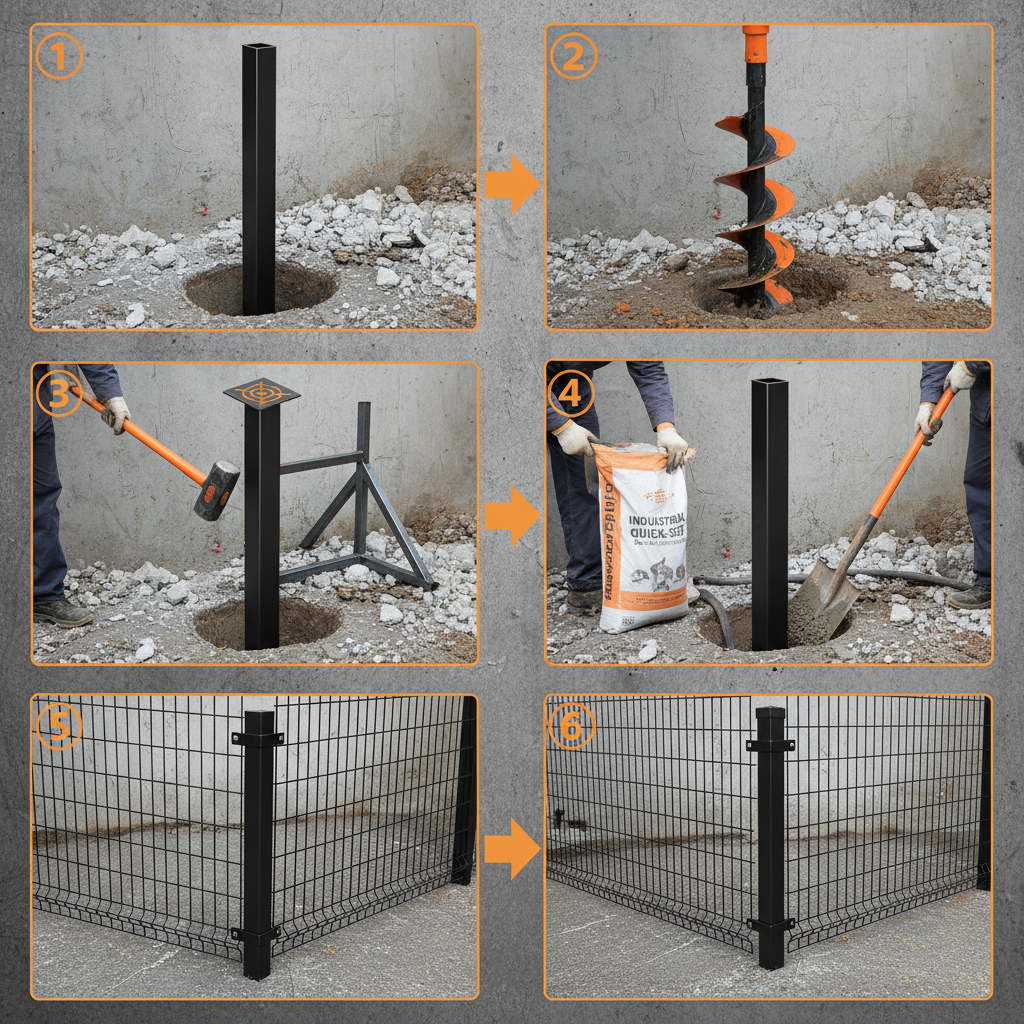 Choosing the Perfect Black Metal Fence Post for Long Lasting Security
