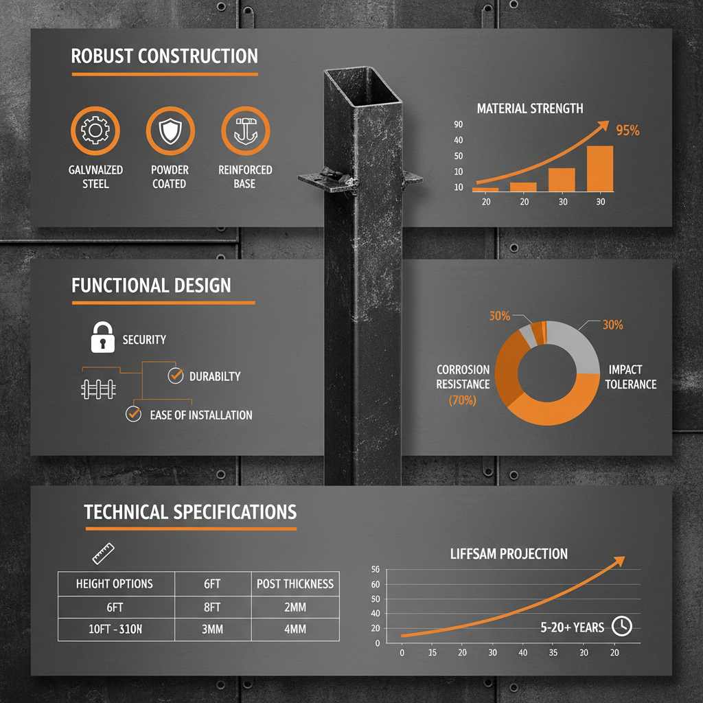 Choosing the Perfect Black Metal Fence Post for Long Lasting Security