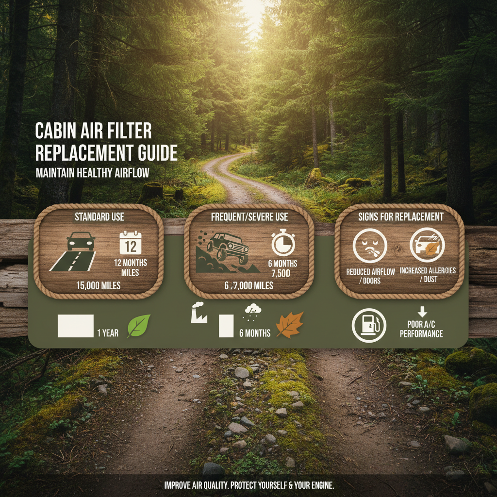 How Often Should I Replace Cabin Air Filter in Car For Optimal Health
