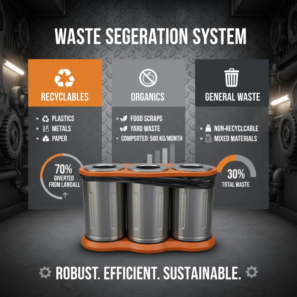 Optimize Waste Management with a Durable 3 Compartment Garbage Can