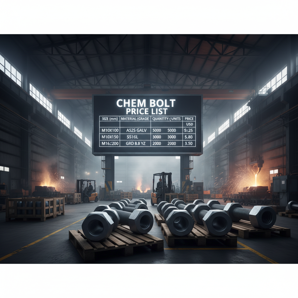 Comprehensive Guide to Chem Bolt Price Factors and Sourcing Solutions Comprehensive Guide to Chem Bolt Price Factors and Sourcing Solutions