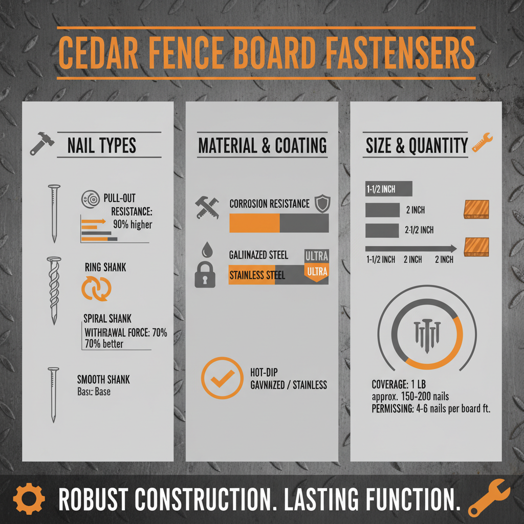 Choosing the Best Nails for Cedar Fence Boards for Long Lasting Results