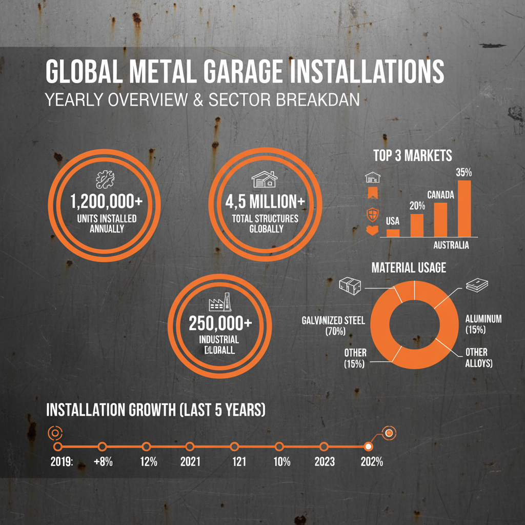 Durable Metal Garages Installed Providing Secure and Cost Effective Solutions