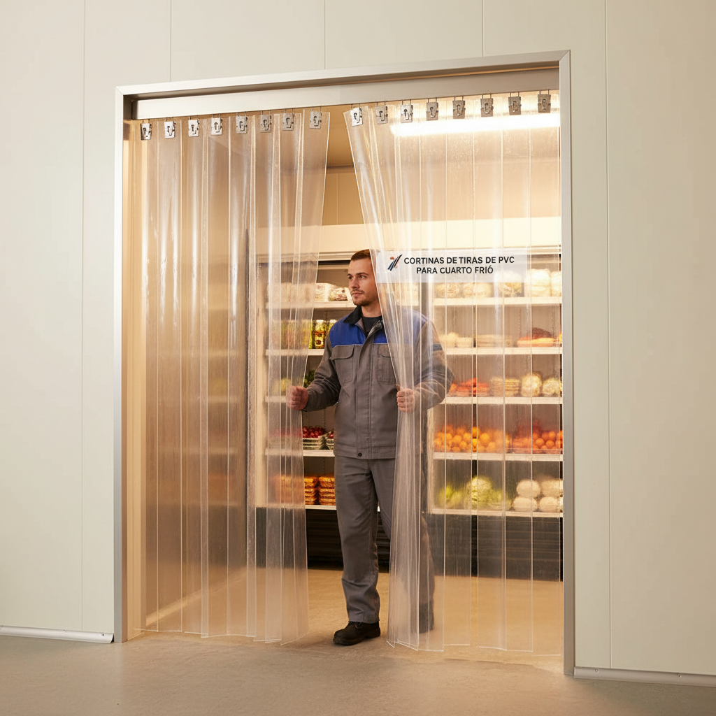 Optimize Cold Room Efficiency with PVC Strip Curtains cortinas de tiras de pvc para cuarto frío