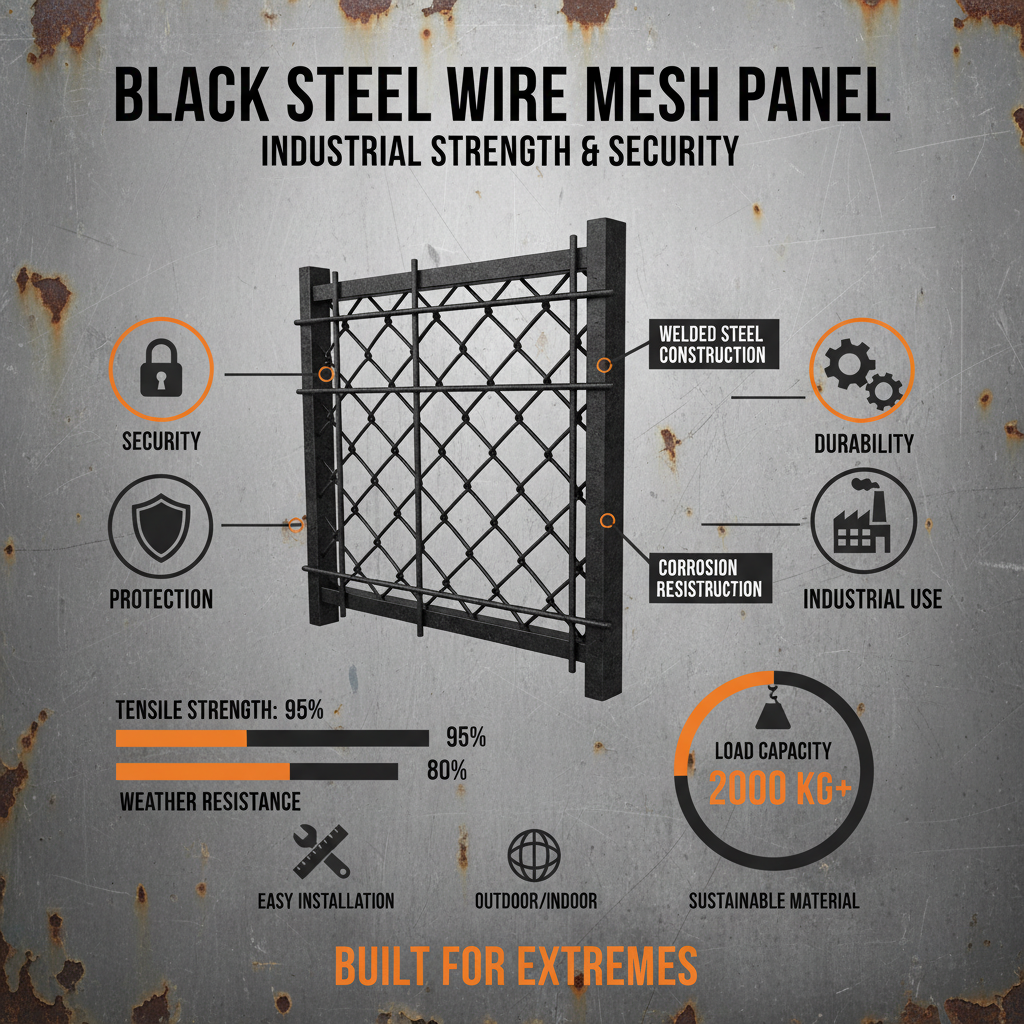 Comprehensive Guide to Black Steel Wire Mesh Fence Panel Selection and Applications