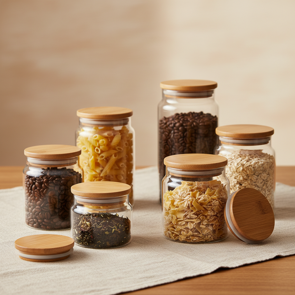 Choosing the Right Lidded Glass Containers for Kitchen and Pantry Organization