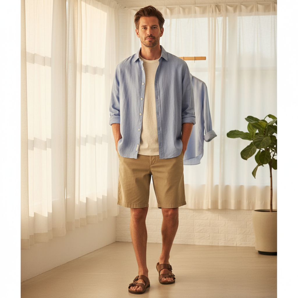 Cool and Confident Casual Men Summer Fashion Guide for 2024 Cool and Confident Casual Men Summer Fashion Guide for 2024