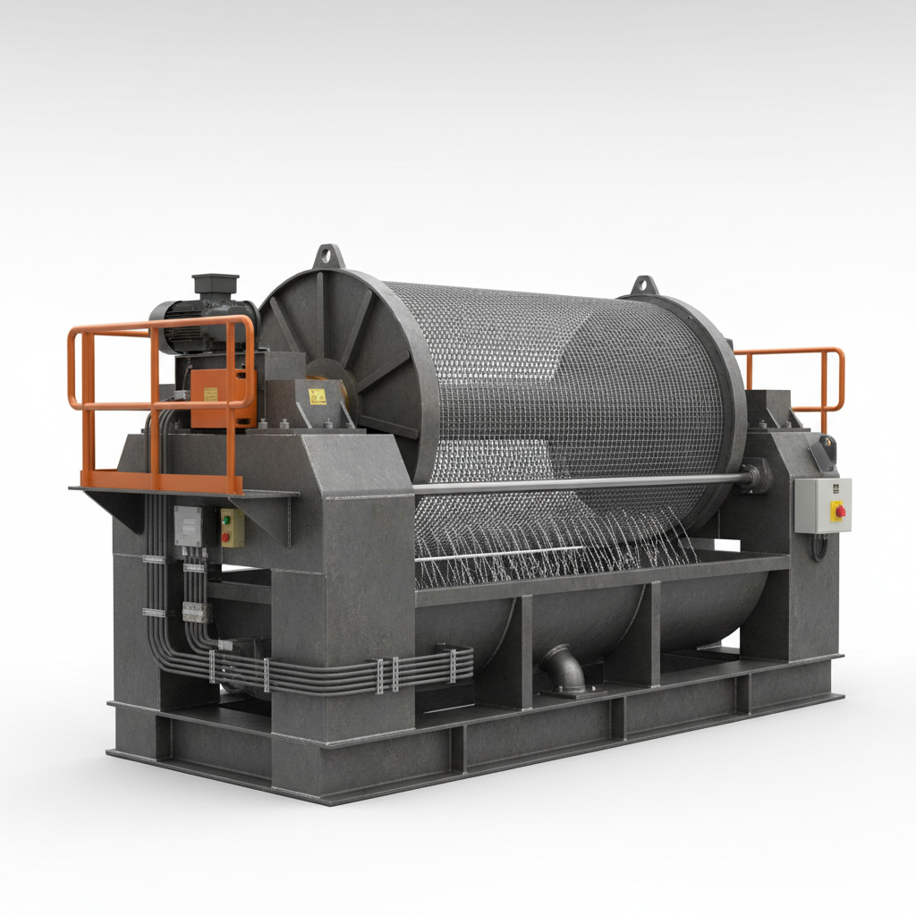 Optimizing Wastewater Treatment with Efficient Rotary Drum Screen Technology