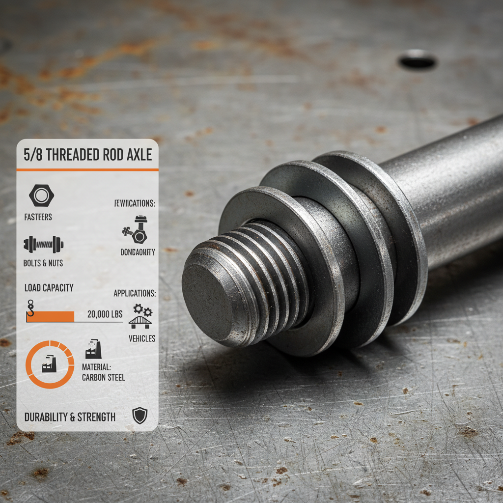 Comprehensive Guide to the 5/8 Threaded Rod Axle for Industrial Applications