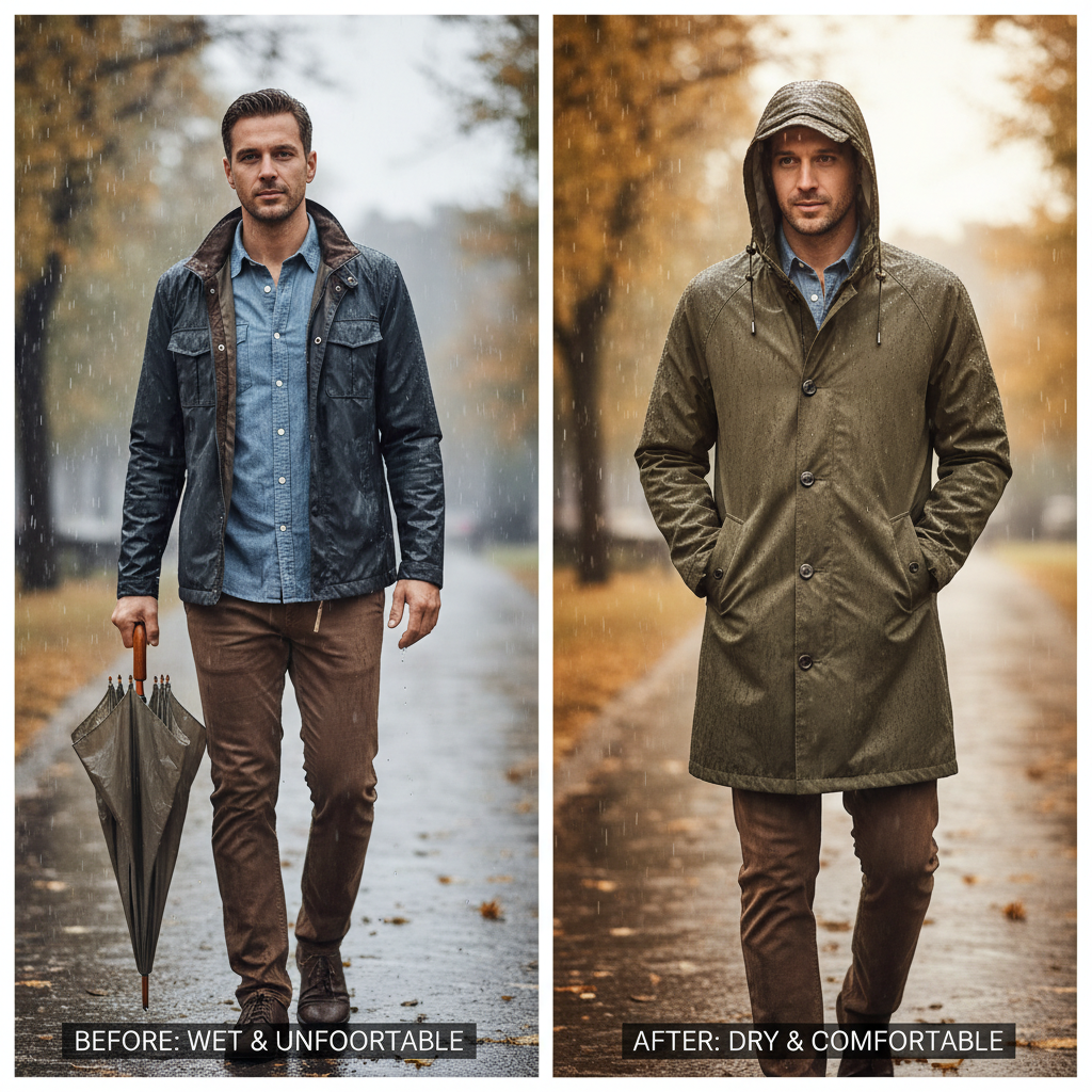 The Ultimate Guide to Choosing the Perfect Mens Olive Raincoat