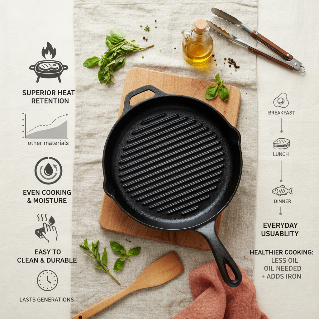 Investing in a Black Cast Iron Grill for Flavorful Outdoor Cooking