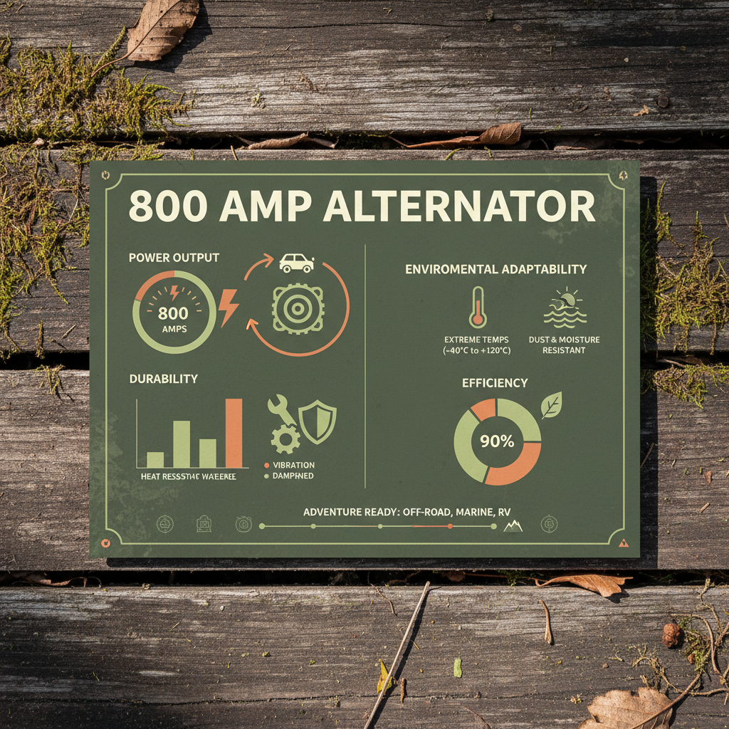 The Power and Performance of an 800 Amp Alternator for Demanding Applications