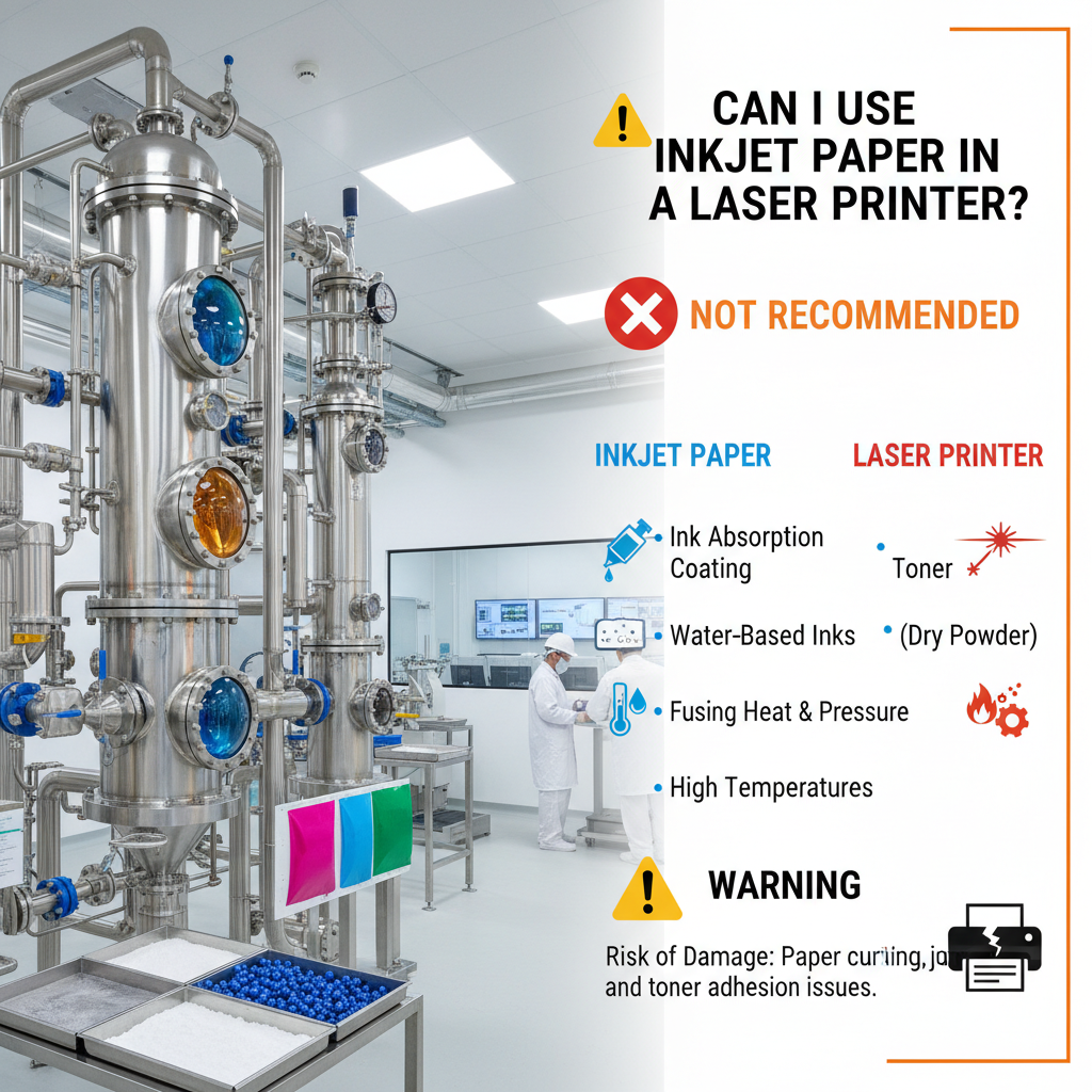 Can I Use Inkjet Paper in a Laser Printer A Comprehensive Guide