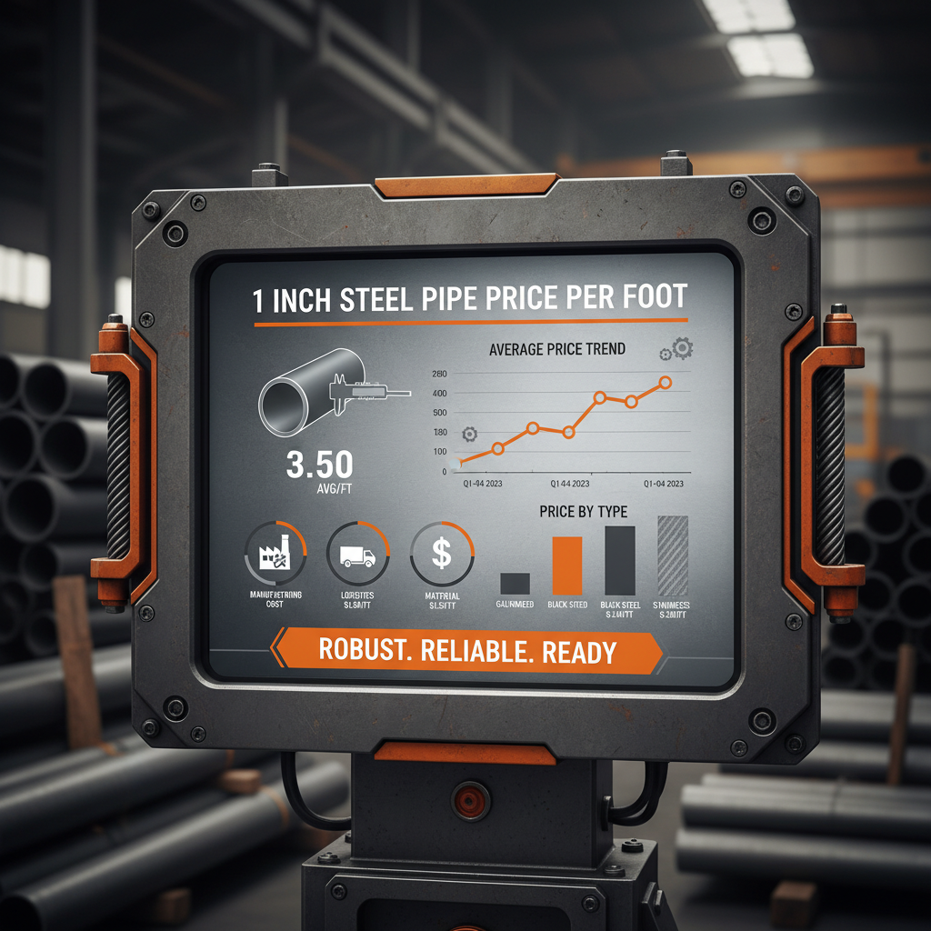 Understanding 1 Inch Steel Pipe Price Per Foot and Market Trends