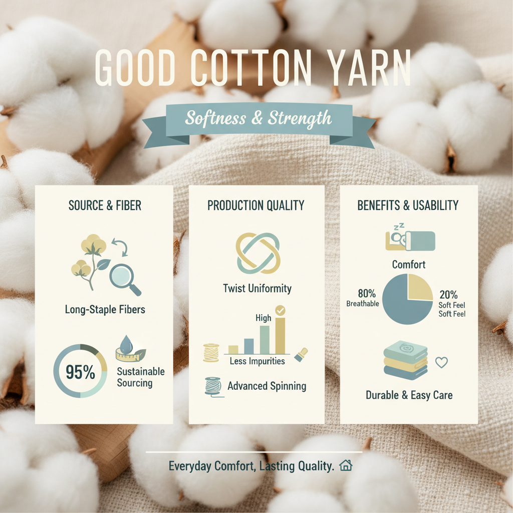 Understanding the Qualities of Good Cotton Yarn for Textile Manufacturing