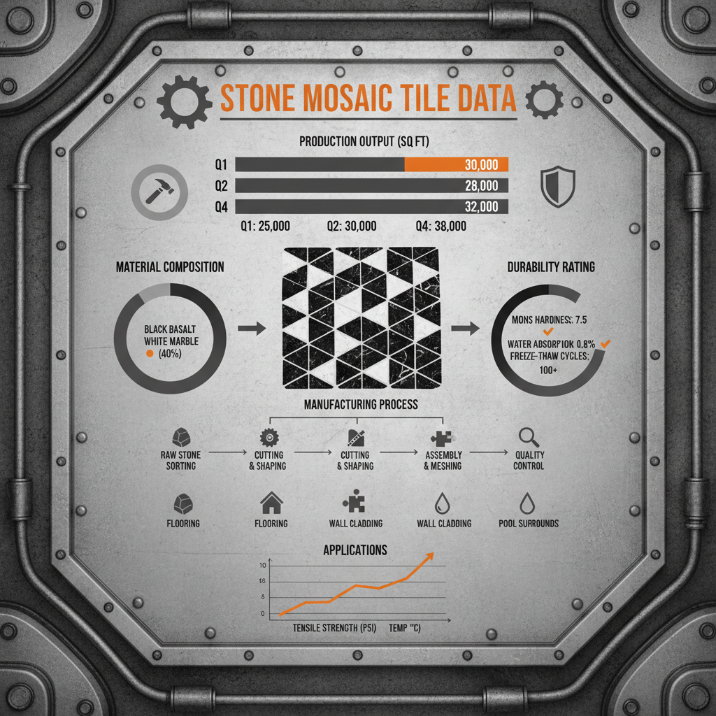 Enhance Your Space with Elegant Black and White Stone Mosaic Tile Designs Enhance Your Space with Elegant Black and White Stone Mosaic Tile Designs