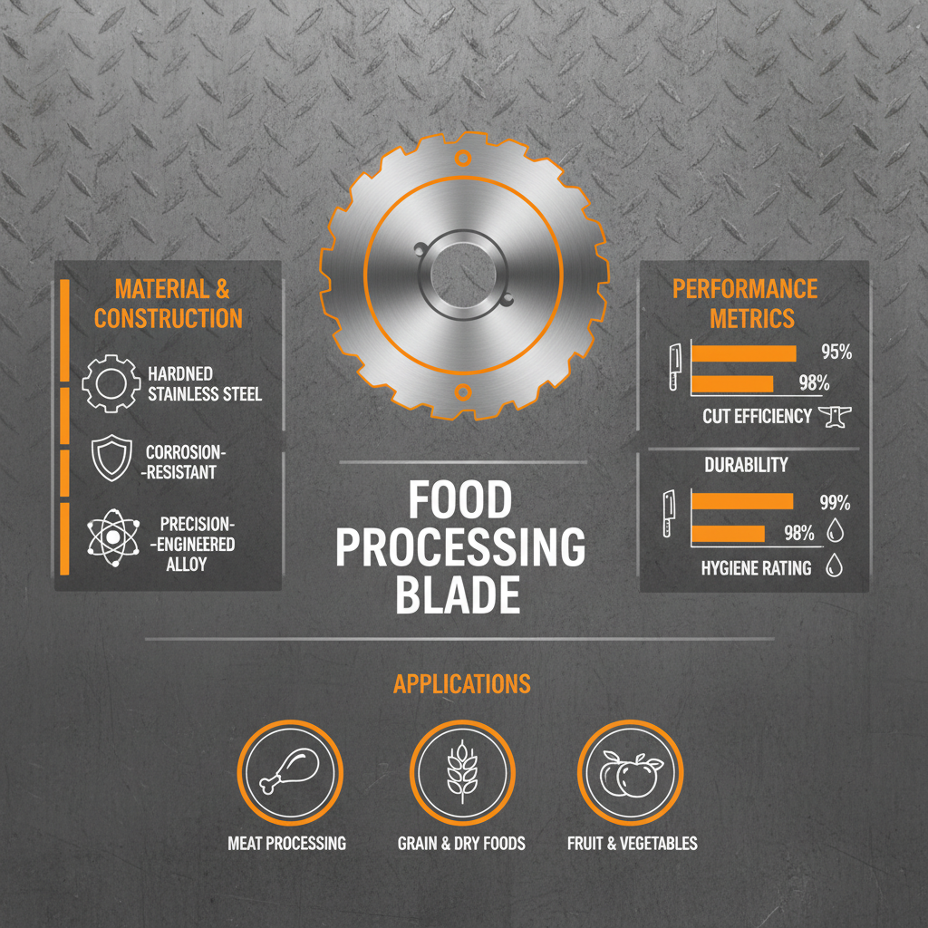 Choosing the Right Food Processing Blade for Efficiency and Safety