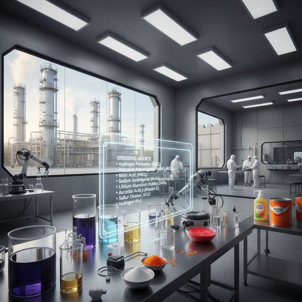 list of oxidising and reducing agents
