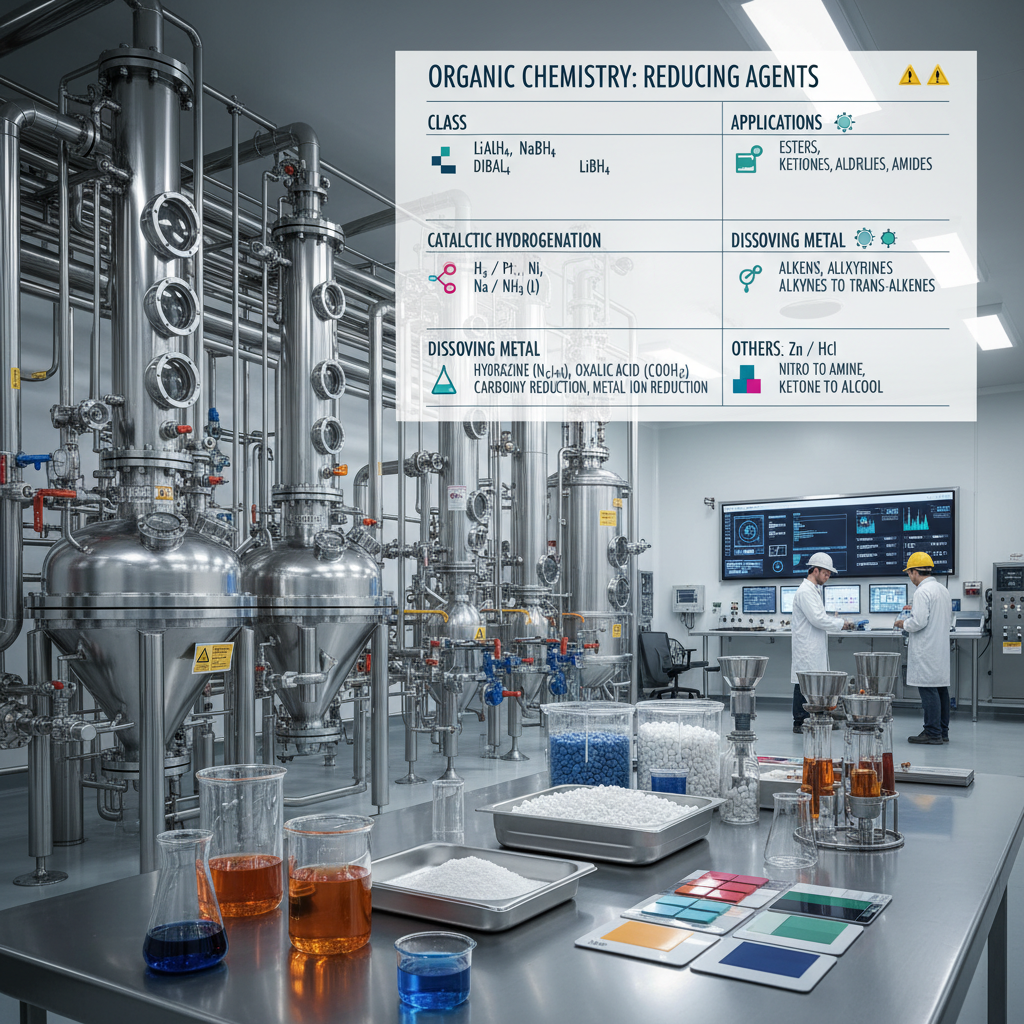 list of reducing agents in organic chemistry
