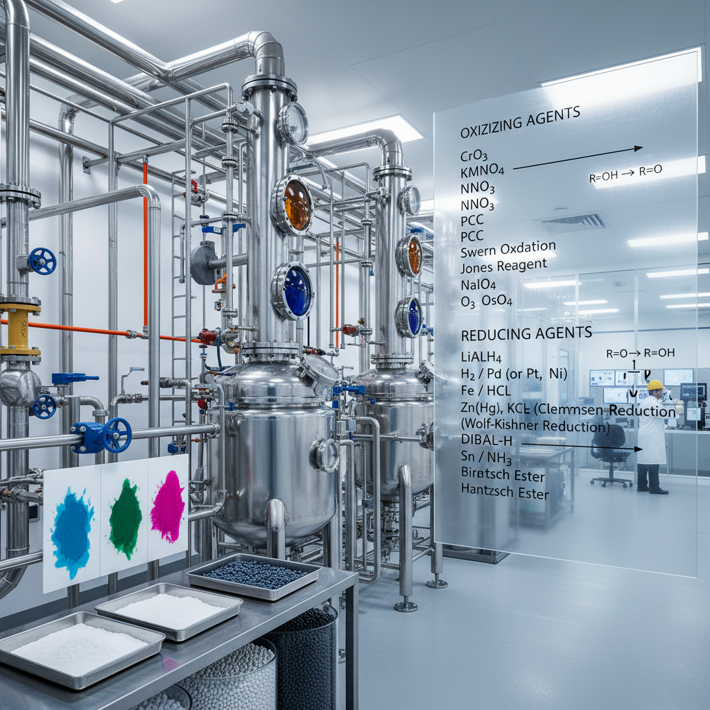 list of oxidising and reducing agents in organic chemistry