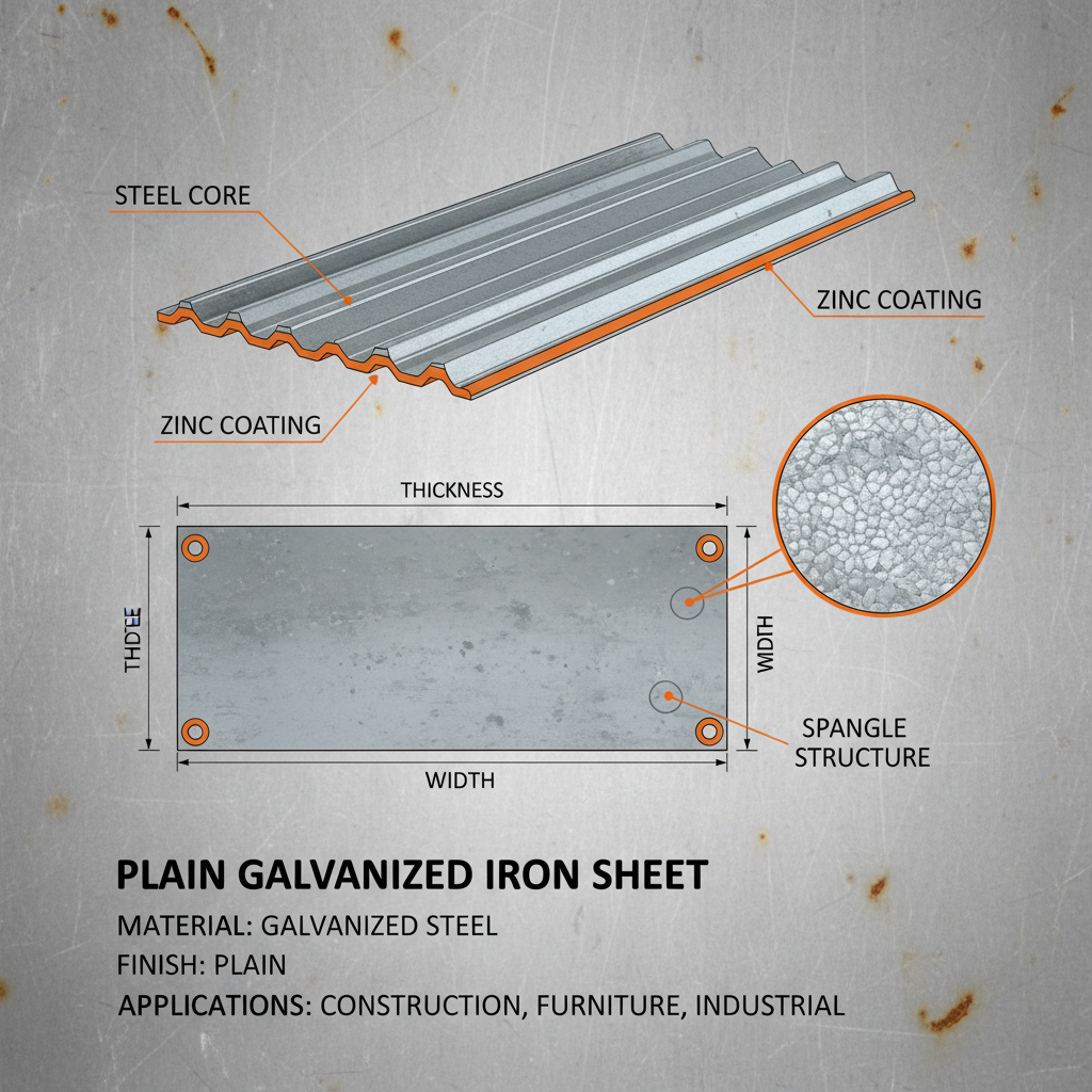 plain galvanized iron sheet