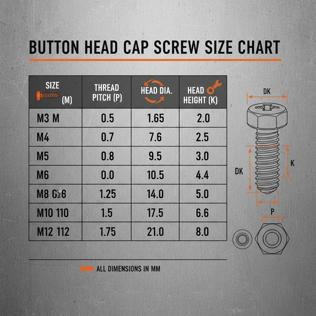Comprehensive Button Head Cap Screw Size Chart Guide for Optimal Fastening Comprehensive Button Head Cap Screw Size Chart Guide for Optimal Fastening