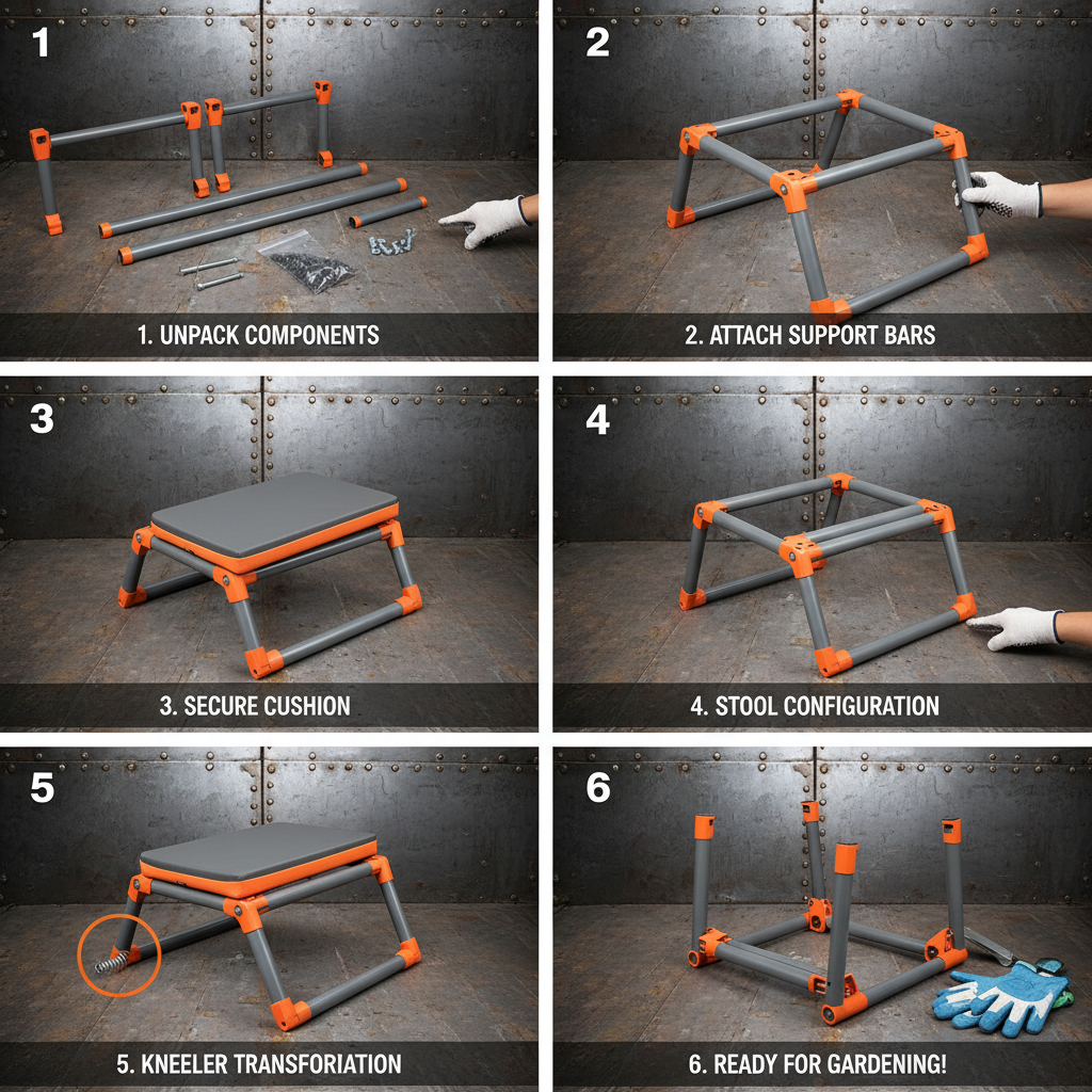 gardening stool and kneeler