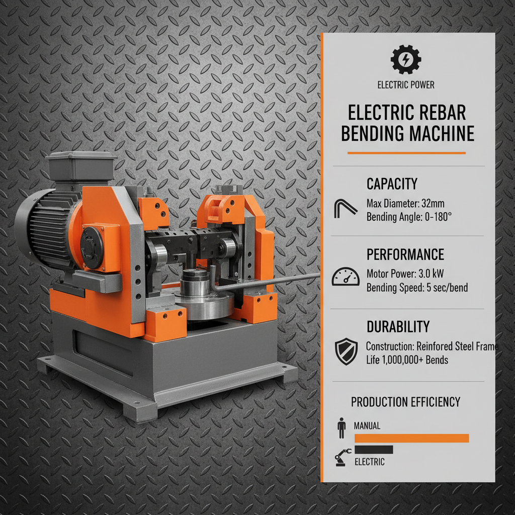 electric rebar bending machine