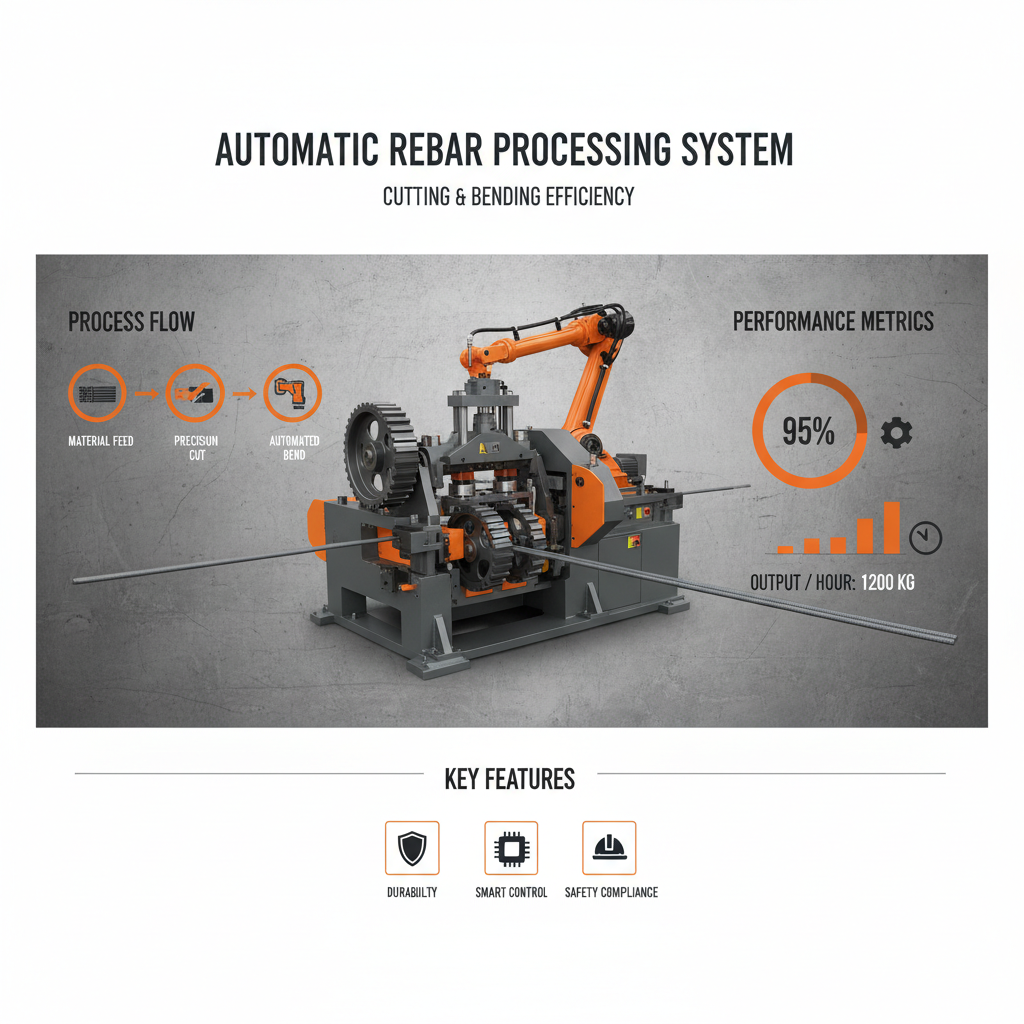 automatic rebar cutting and bending machine