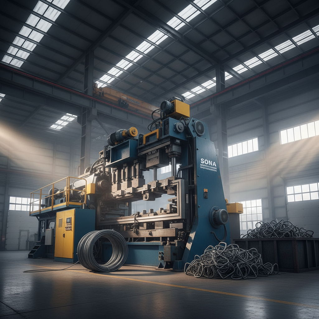 sona automatic rebar stirrup bending machine