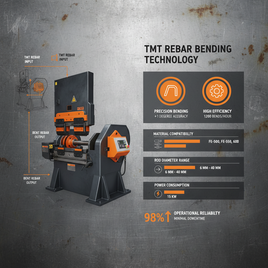 tmt rebar bending machine