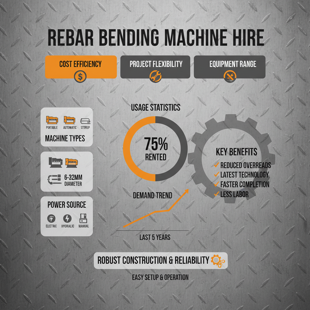 rebar bending machine hire