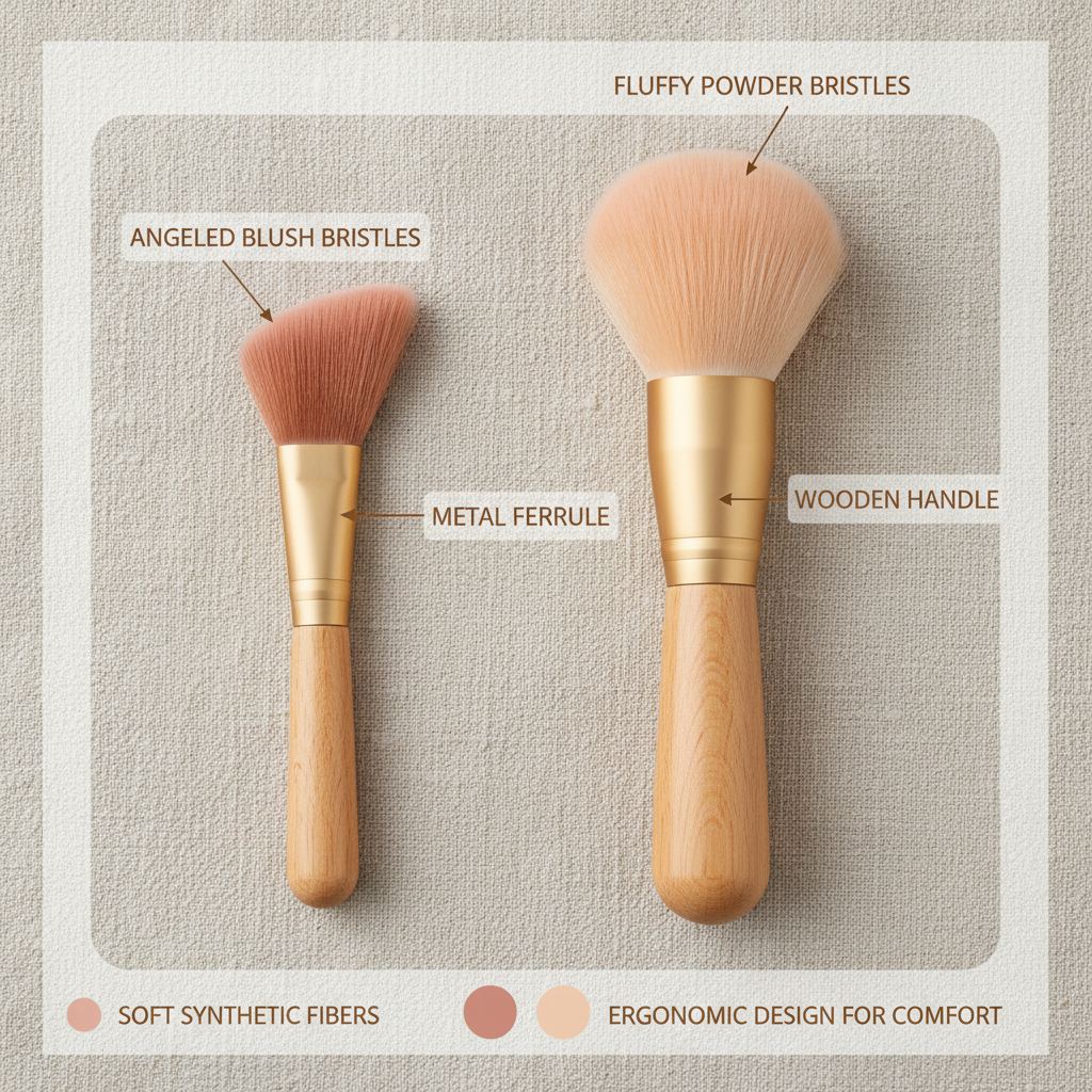 Choosing the Perfect Blush and Powder Brush for a Flawless Makeup Application
