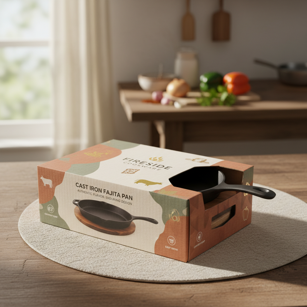 high quality cast iron fajita pan